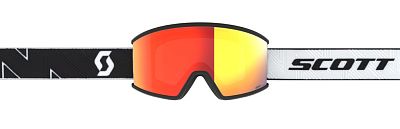 Превью  Маска горнолыжная SCOTT Ambit Compact LS Black White/Red Chrome (419718-1007341)